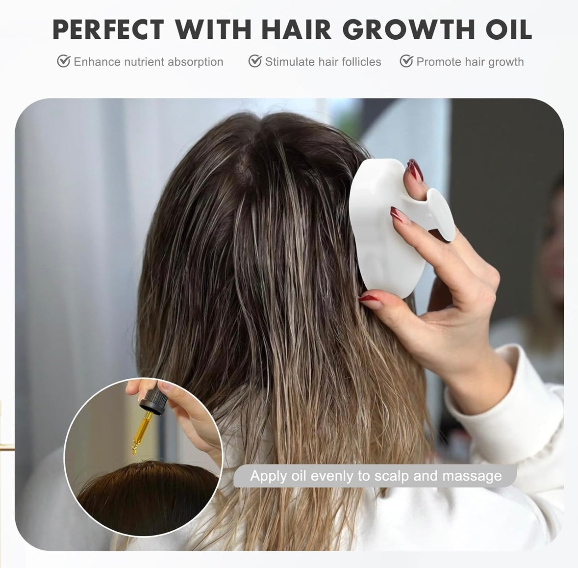 Scalp Massager for Hair Cleansing Brush Scrub