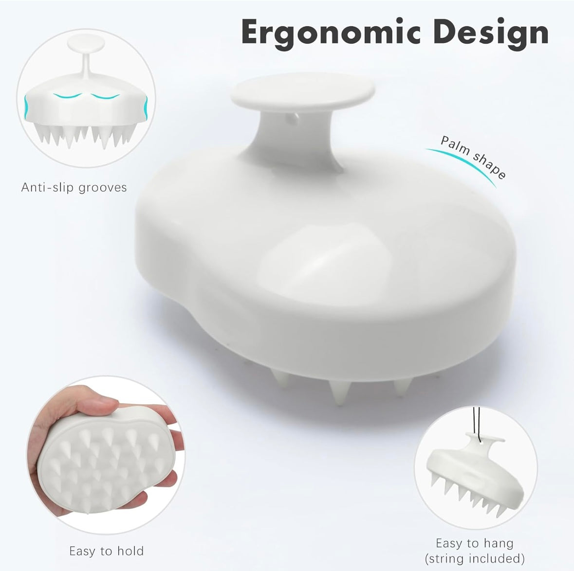 Scalp Massager for Hair Cleansing Brush Scrub