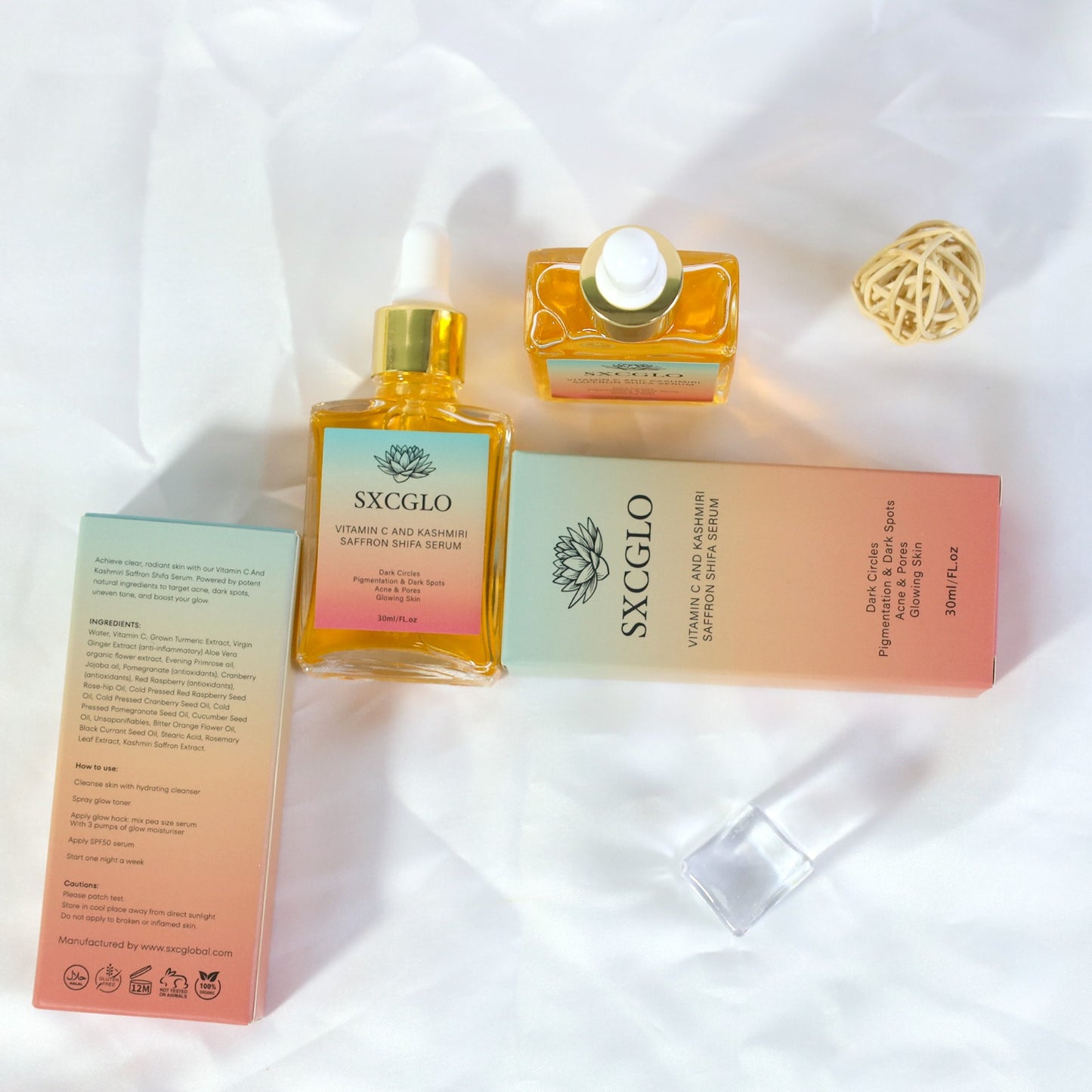 Vitamin C + Kashmiri Saffron Brightening Serum