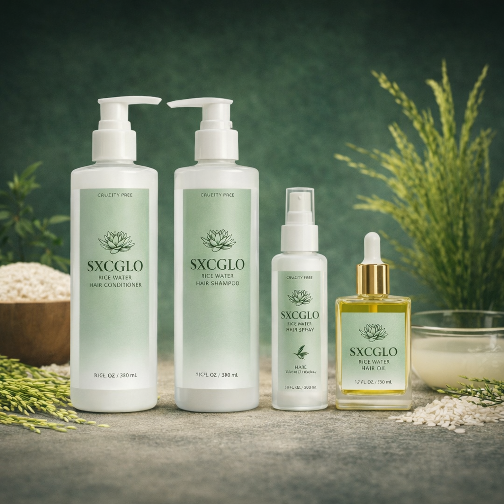 New! Sunnah Rice Water Hair Care Bundle