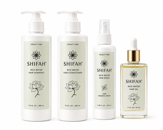 New! Sunnah Rice Water Hair Care Bundle