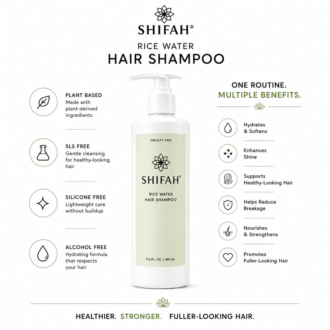 Sunnah Rice Water Hair Shampoo