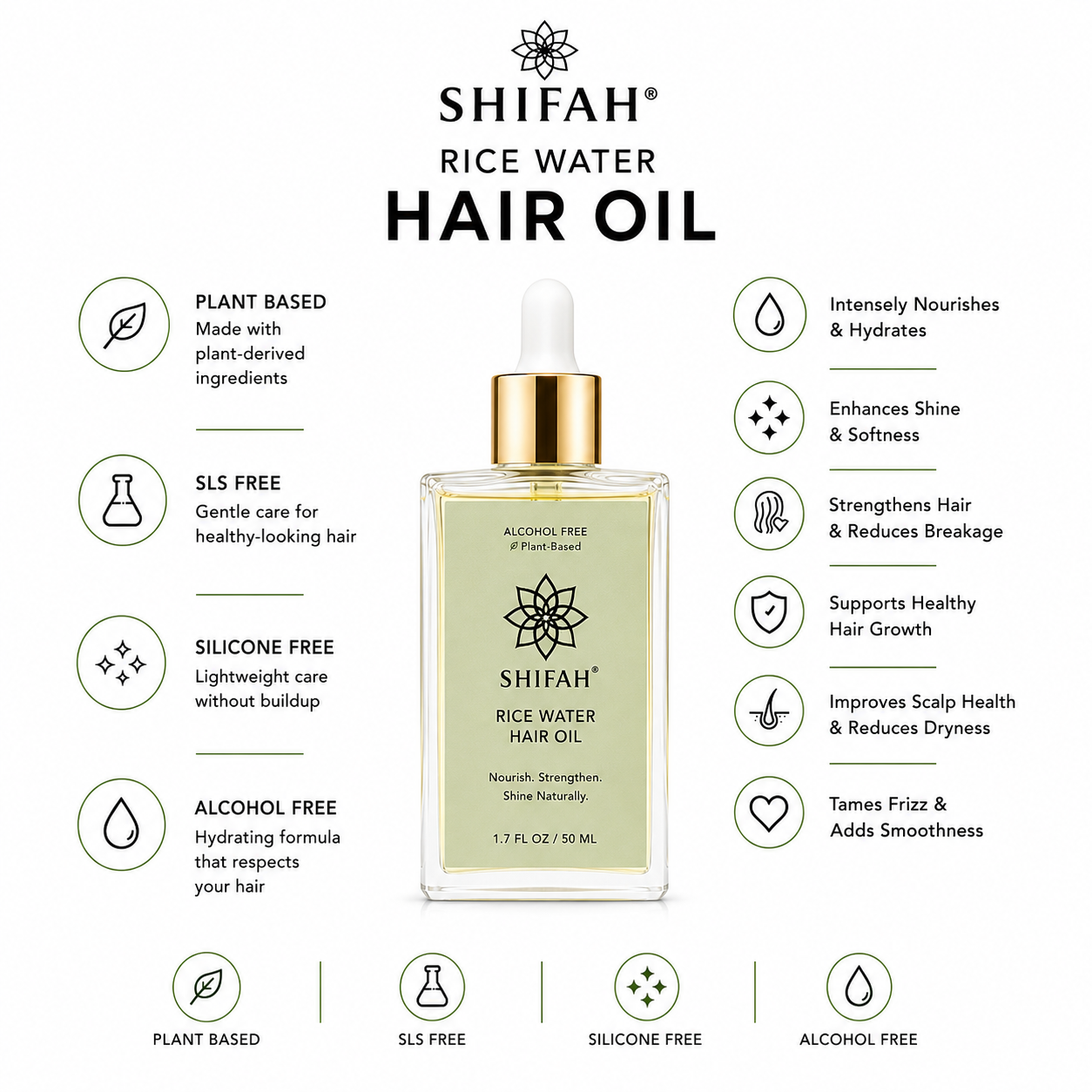 Sunnah Rice Water Hair Oil