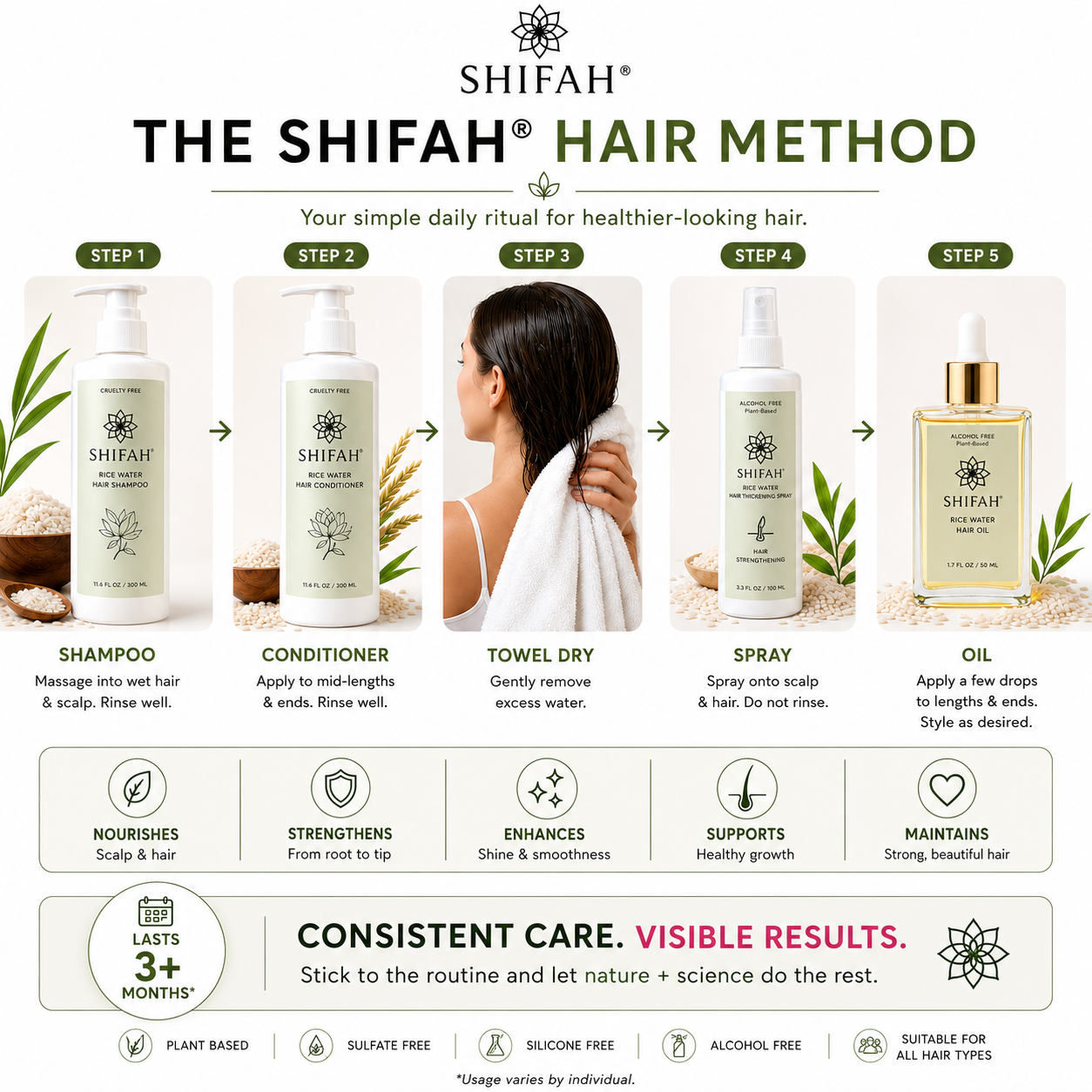 Sunnah Rice Water Hair Oil