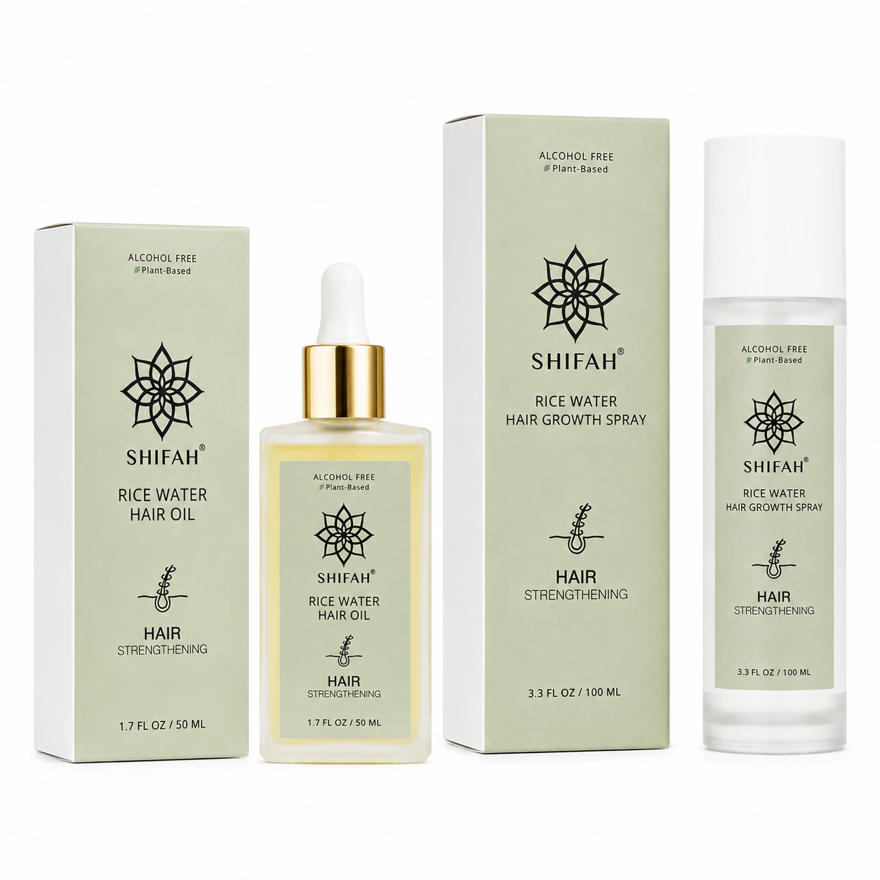 Hair Growth Bundle – Oil & Spray