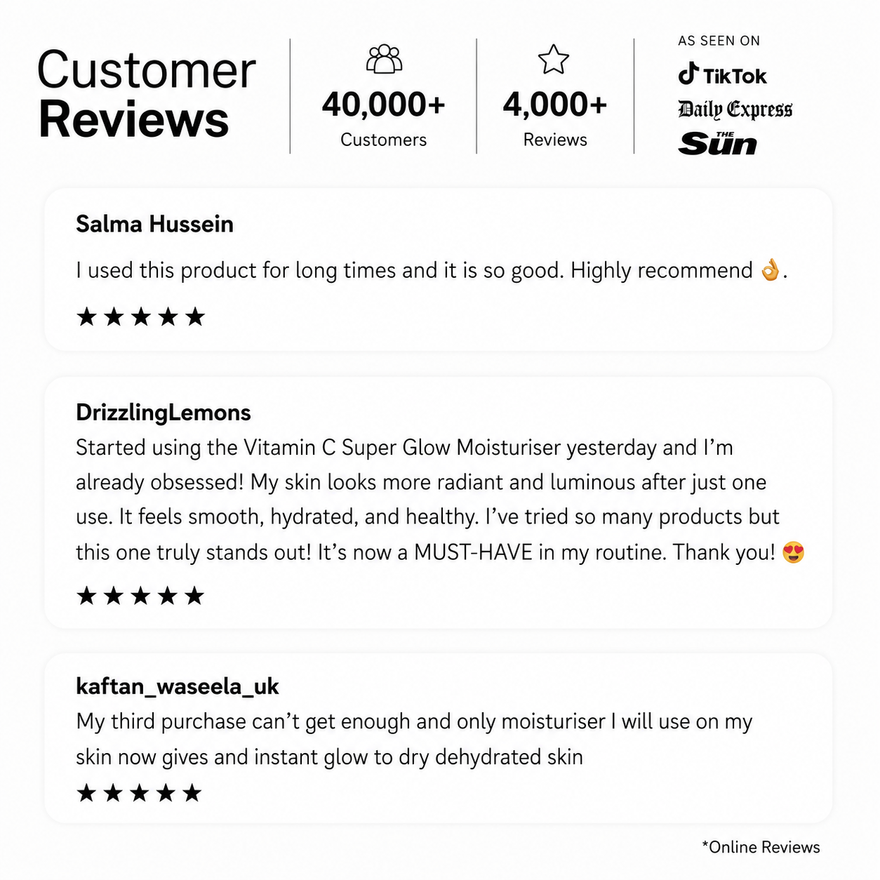 Glow Moisturiser