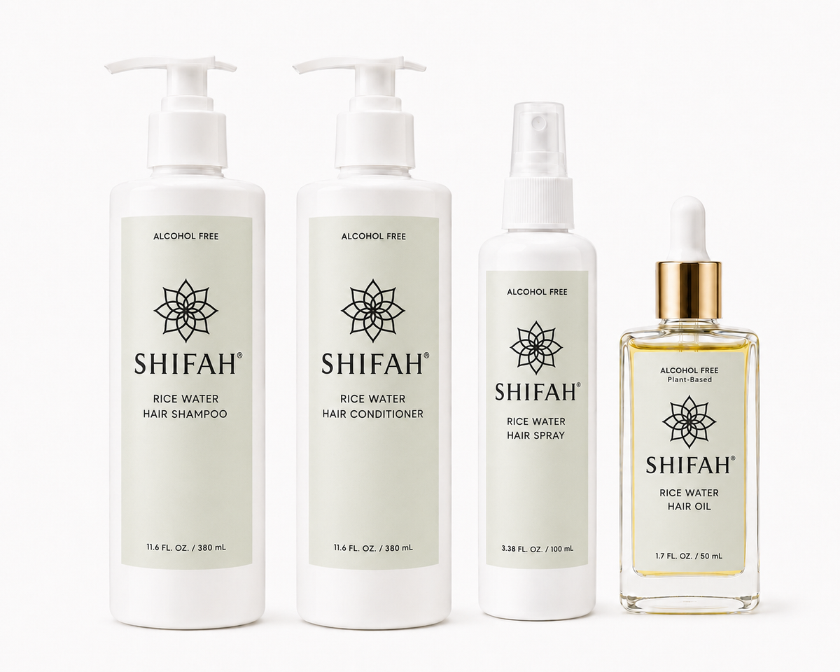 New! Sunnah Rice Water Hair Care Bundle