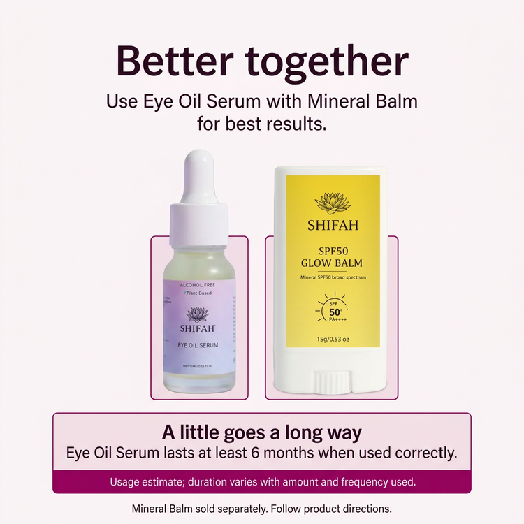 SHIFAH Eye Oil and Mineral Balm pairing