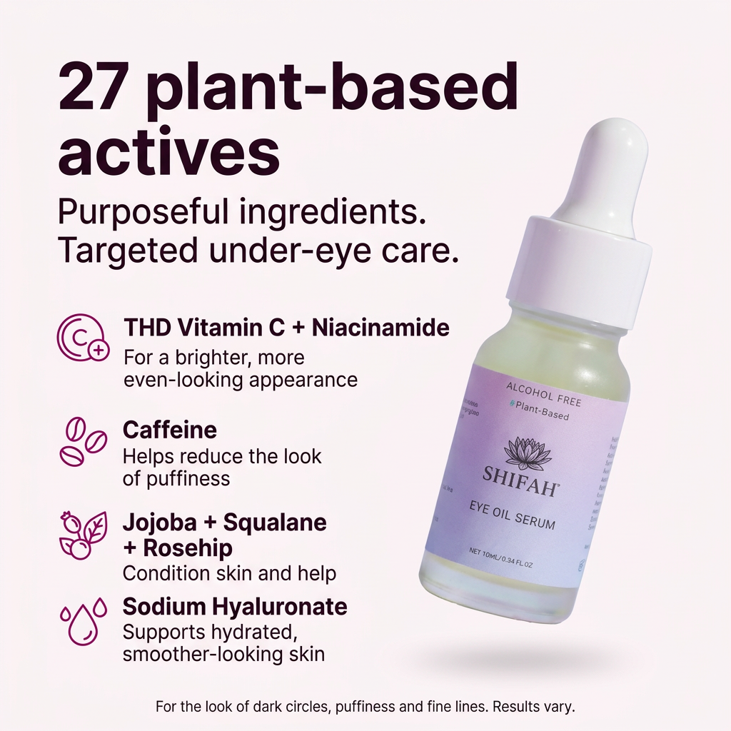 SHIFAH Eye Oil ingredients and benefits