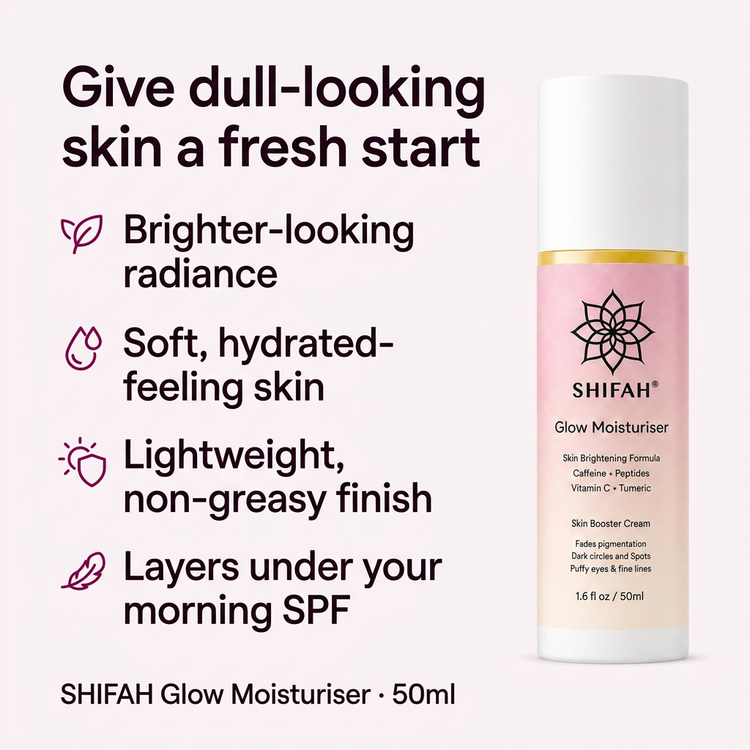 SHIFAH Glow Moisturiser benefits