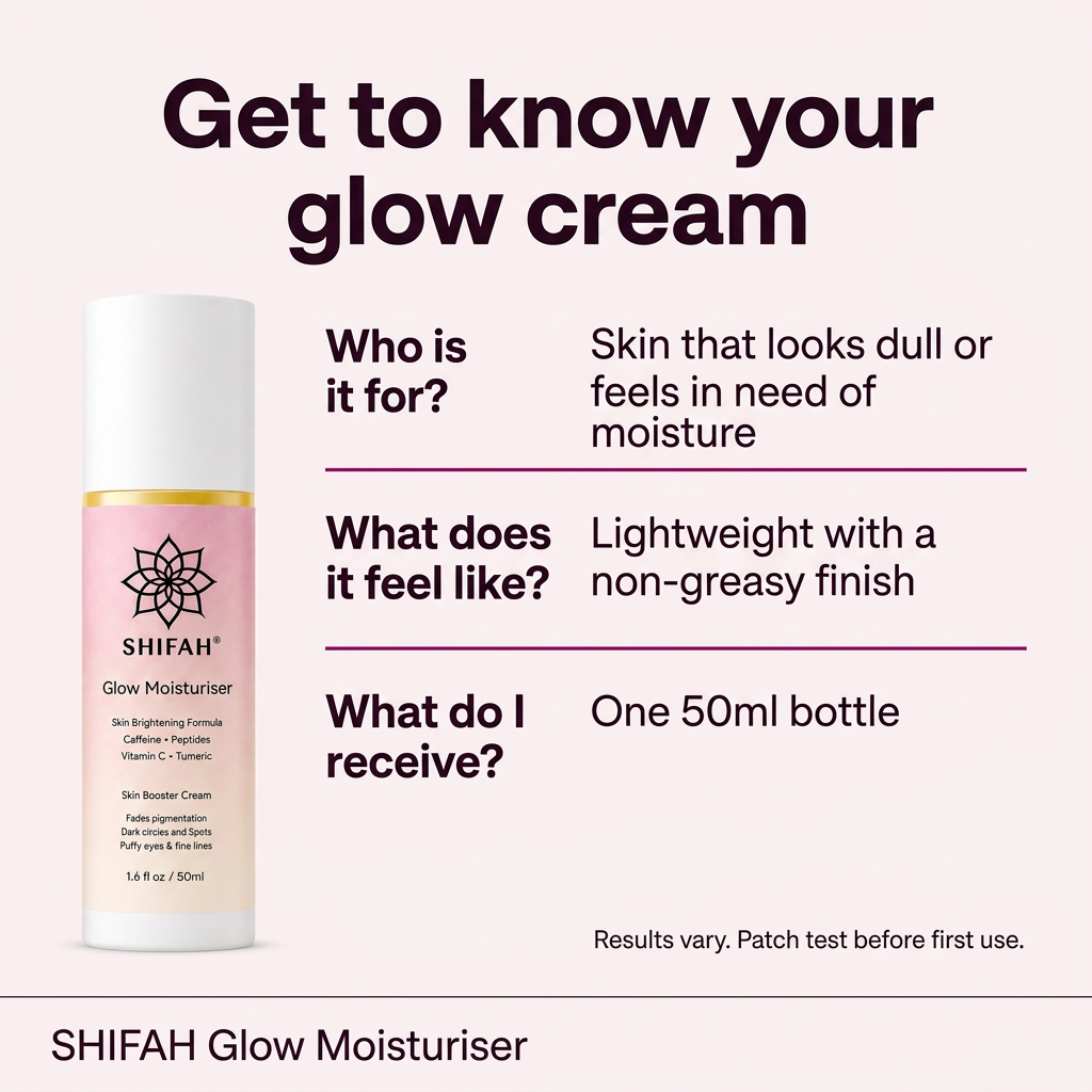 SHIFAH Glow Moisturiser buying questions