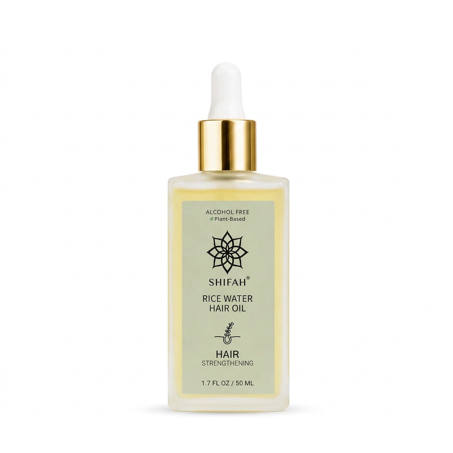 SHIFAH Sunnah Rice Water Hair Oil for Hair & Beard, 50ml