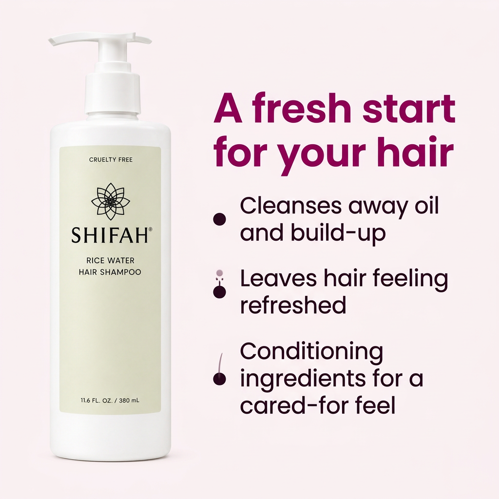 SHIFAH Rice Water Shampoo benefits
