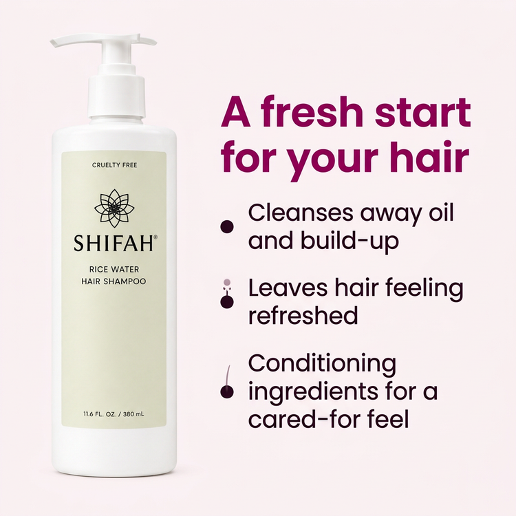 SHIFAH Rice Water Shampoo benefits